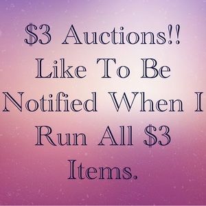🎀 Like this listing to be notified when I run a all $3 silent auction!!